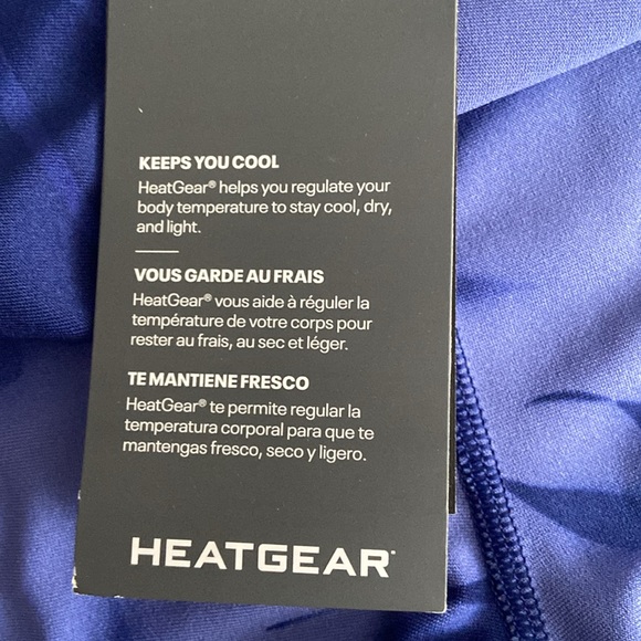 Girls Under Armour Fitted Heat Gear Leggings NWT - Picture 6 of 8